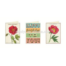 Paper Cut Greeting Cartões de feliz aniversário convite para aniversário